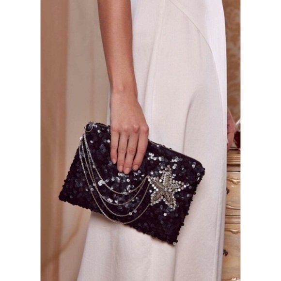 Nasty Gal Handbags - Courtney Love X Nasty Gal Sequin Clutch